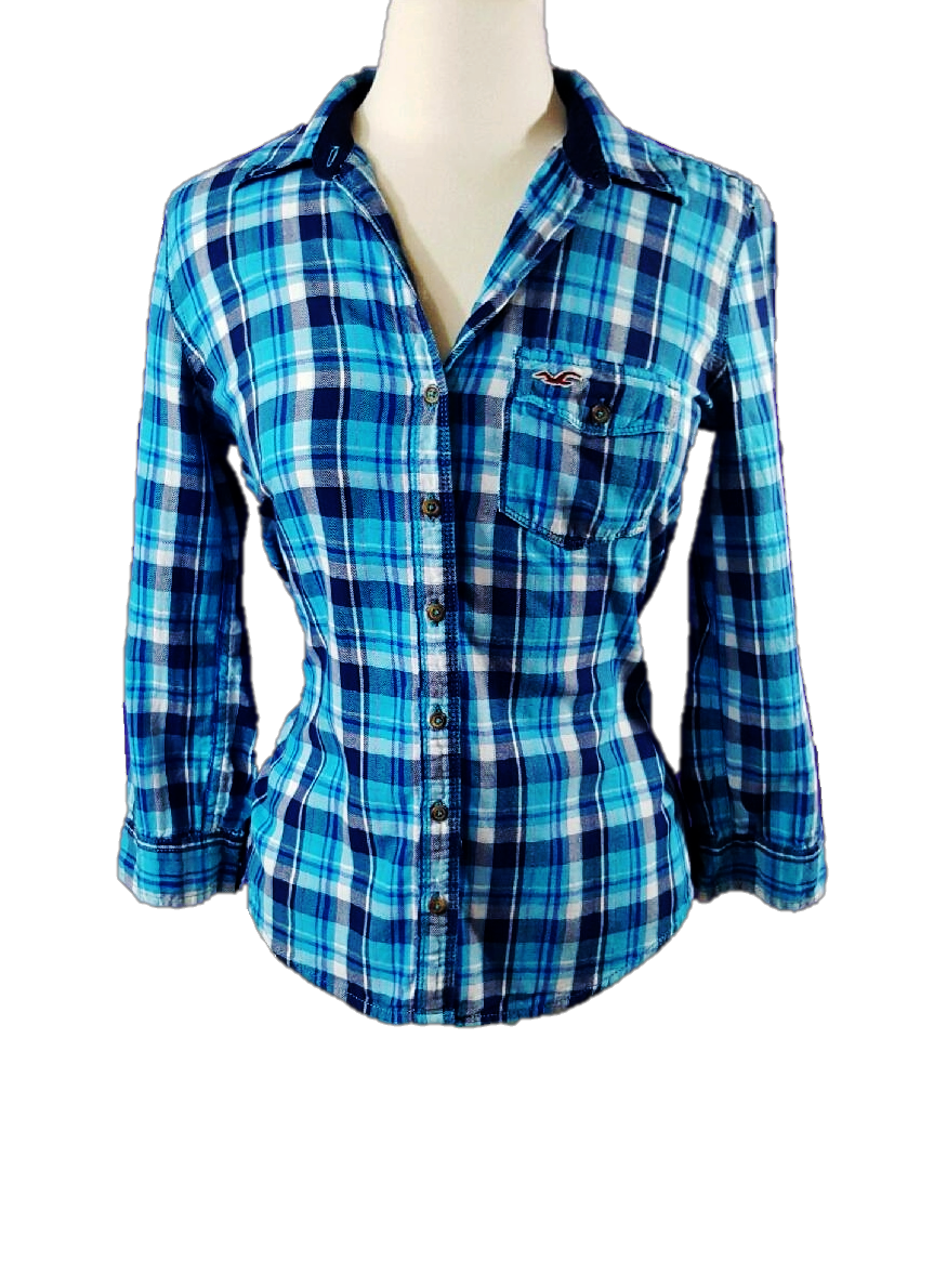 Hollister plaid shirts womens hot sale