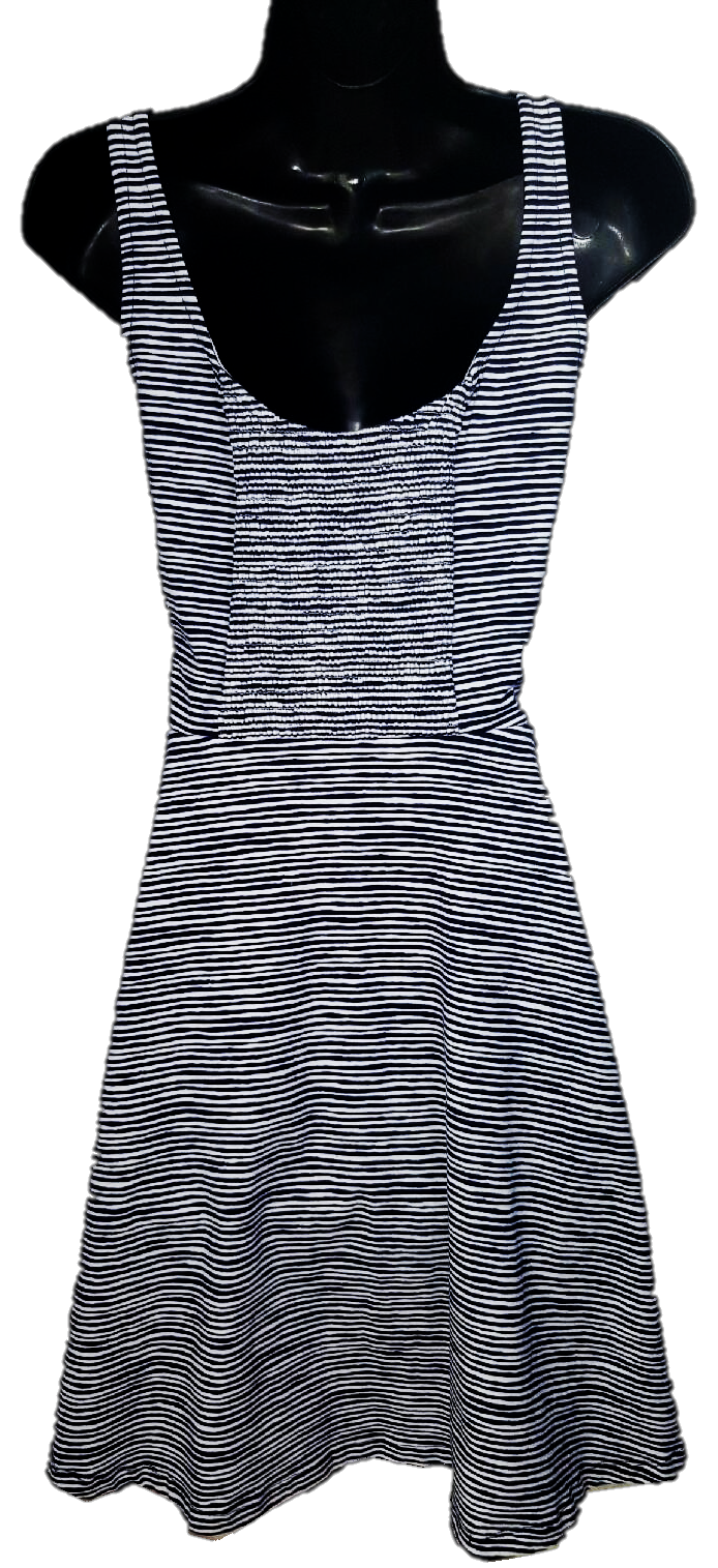Striped skater Dress