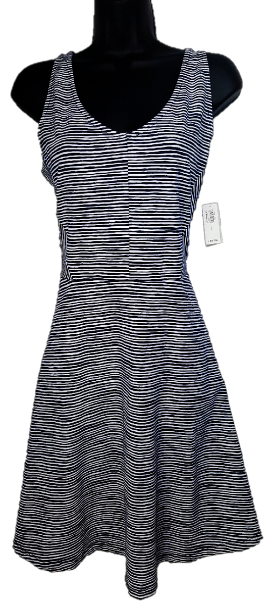 Striped skater Dress