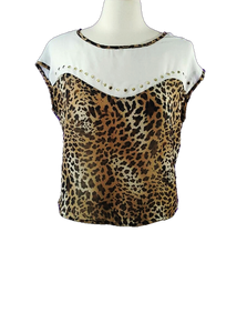 Cheetah Vintage Top