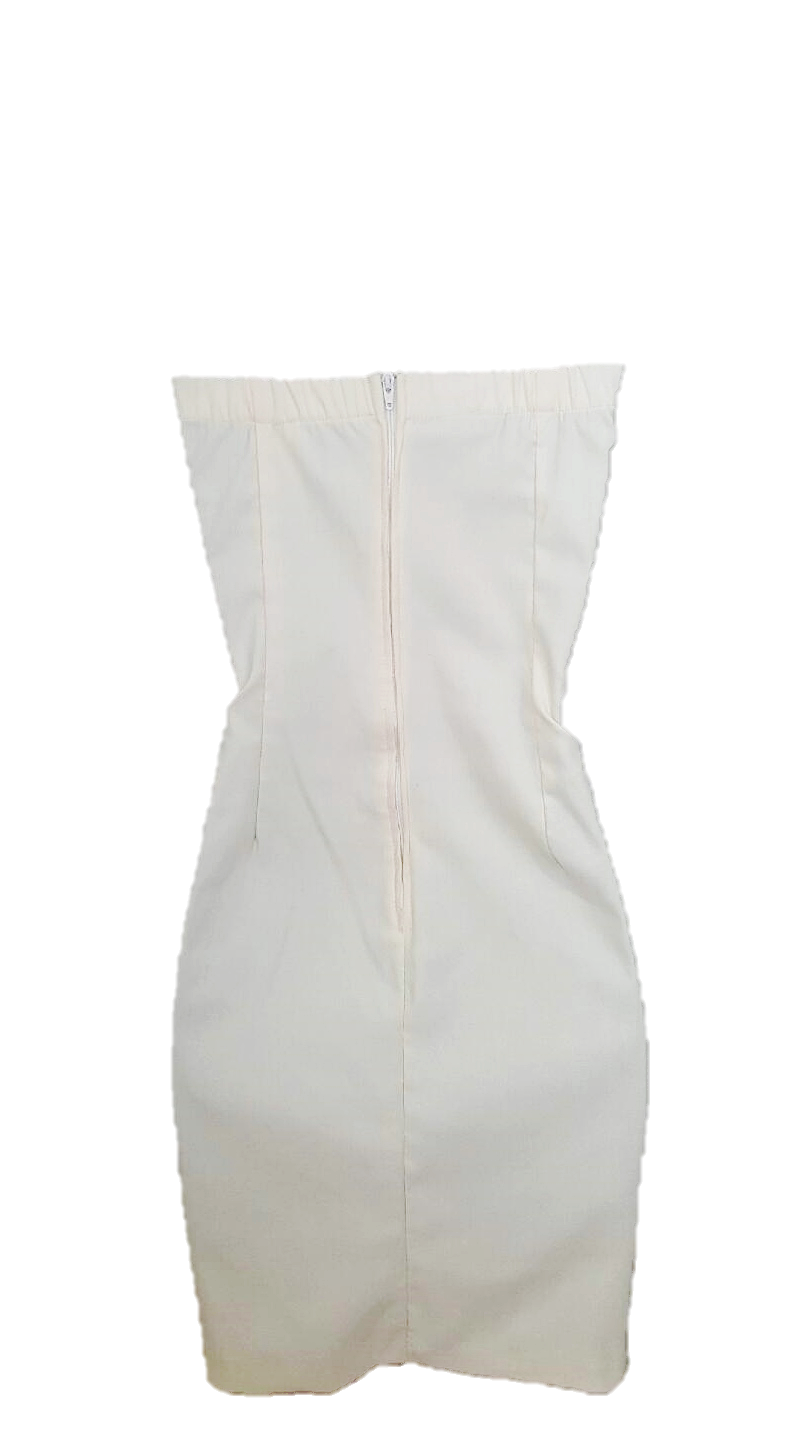 Cityscape Strapless Dress