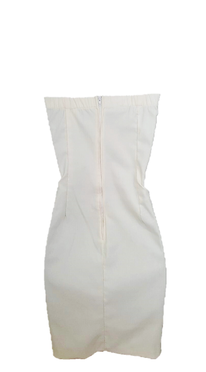 Cityscape Strapless Dress