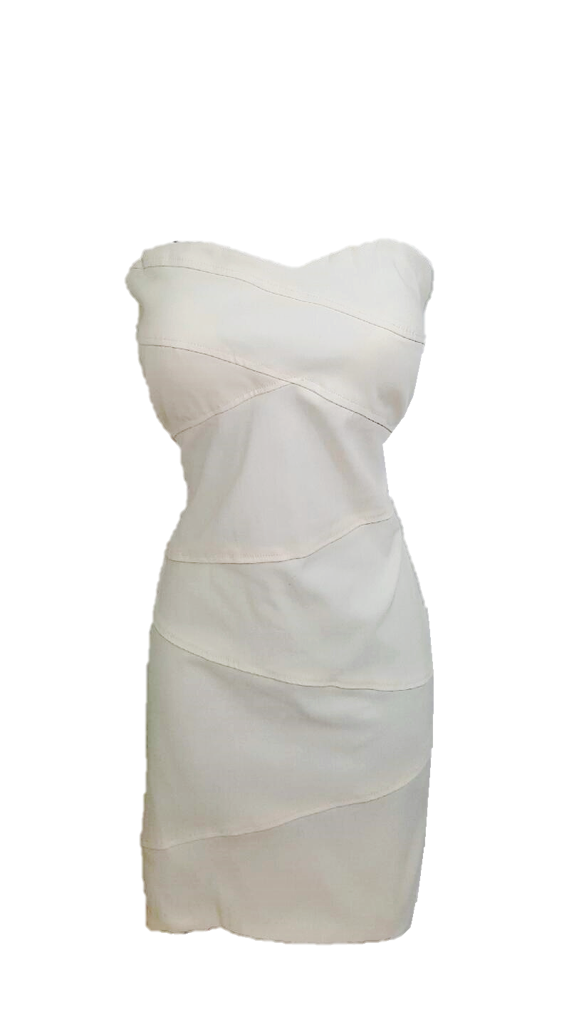 Cityscape Strapless Dress