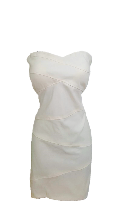 Cityscape Strapless Dress