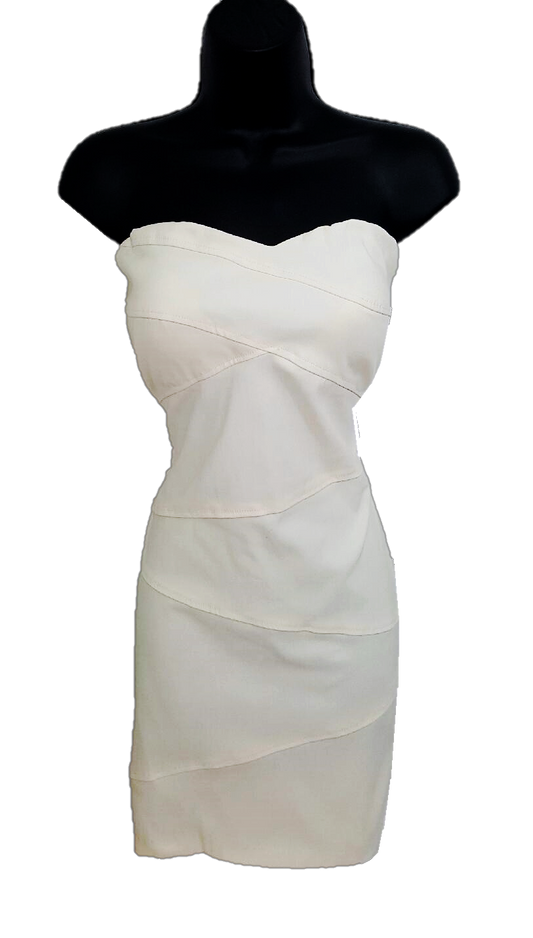 Cityscape Strapless Dress