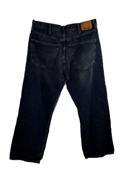 Guys Dark Wash Blue Jeans
