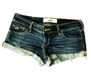 Hollister - Frayed Denim Shorts