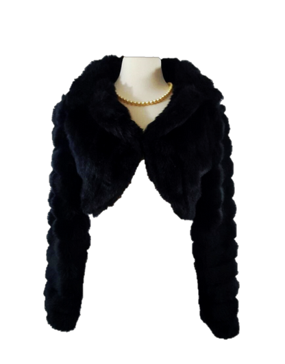 Cropped Faux Fur
