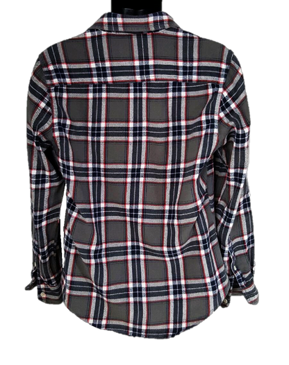Buttoned Down Plaid Top