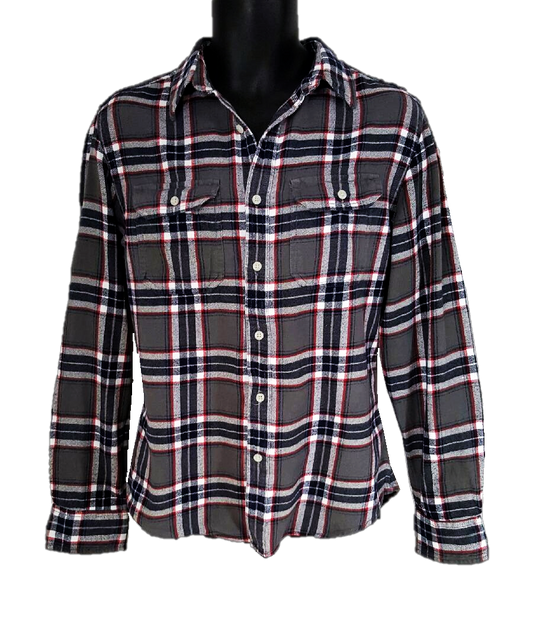 Buttoned Down Plaid Top