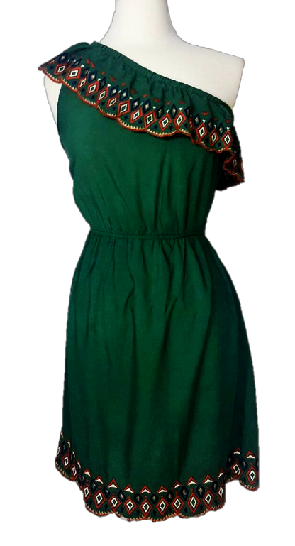 Off The Shoulder Ruffle Dress