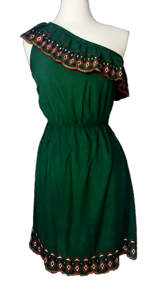 Off The Shoulder Ruffle Dress