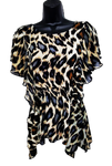 Leopard Side Ruffle
