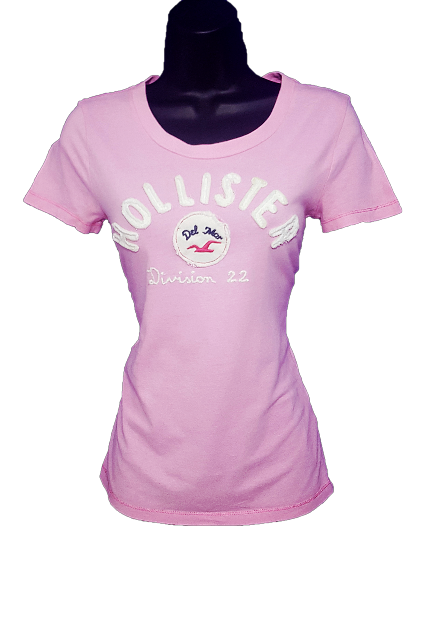 Hollister pink t sales shirt