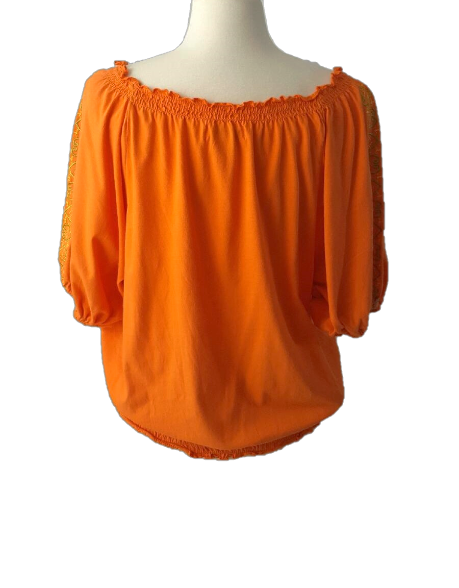 Embroidered Boho Top