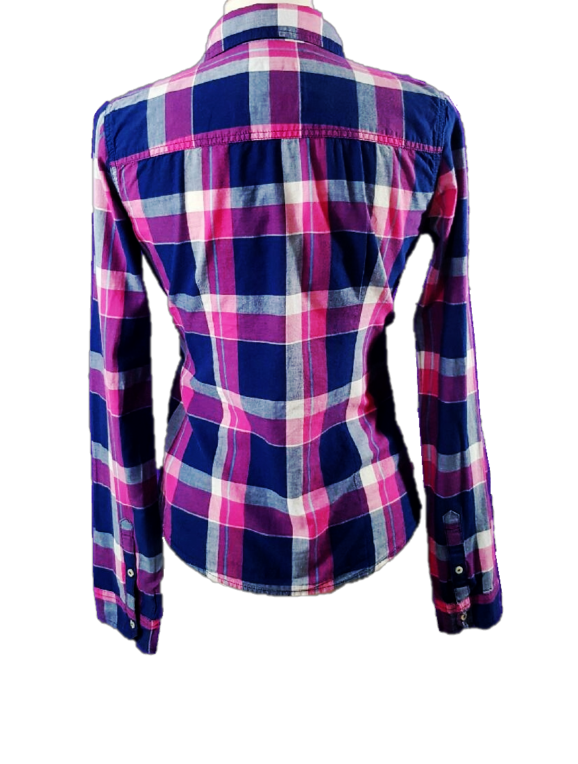 Hollister Plaid Top