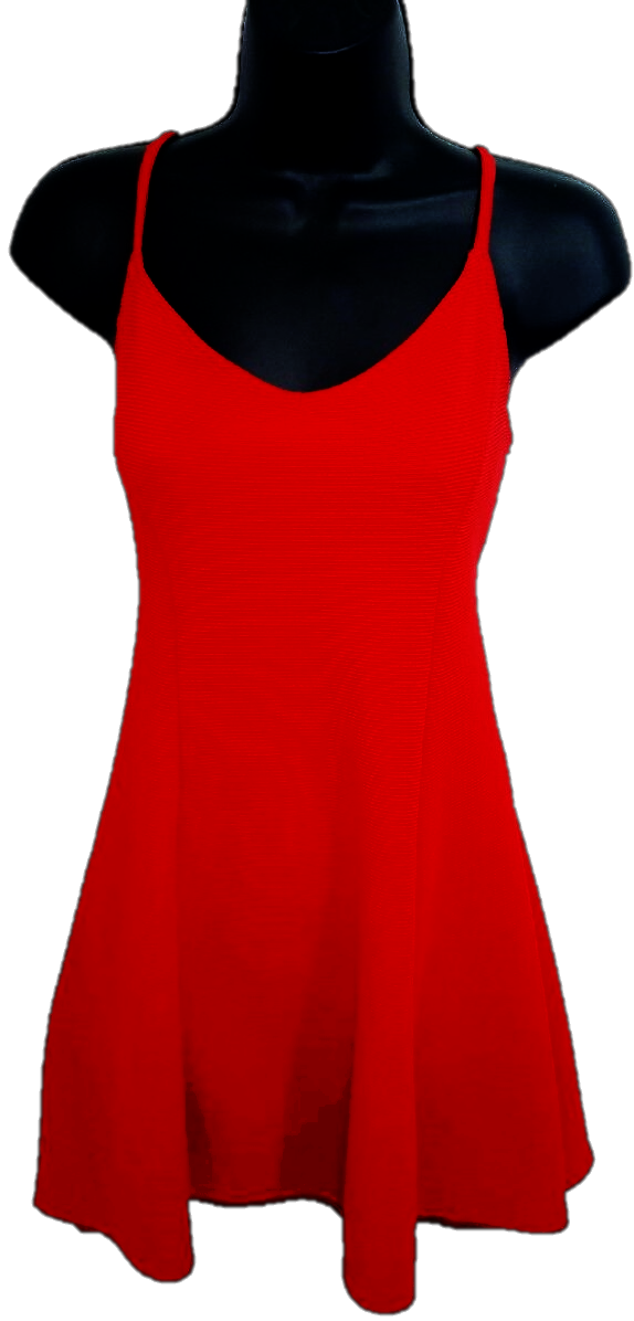Red Strappy Dress