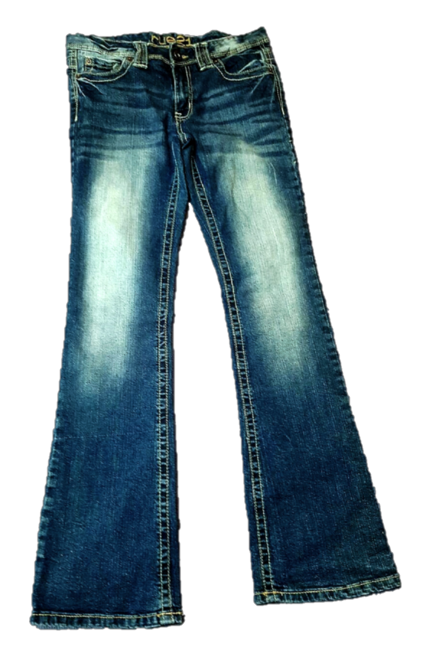 Rue21 Medium Wash Faded Jeans