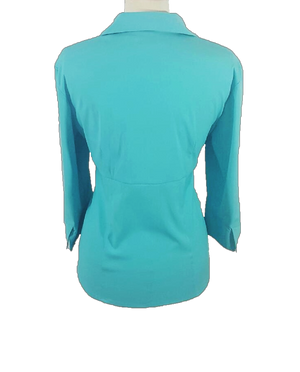 Sky Blue Fitted Top