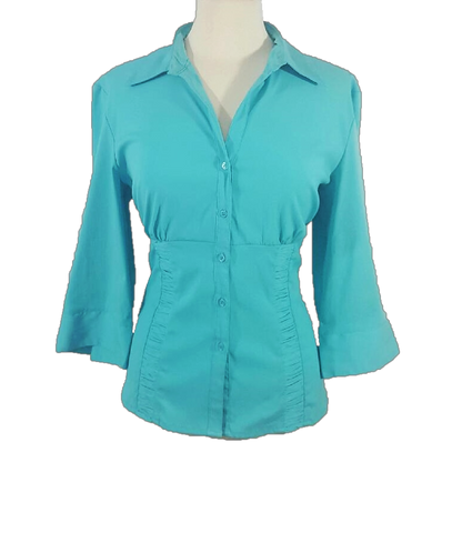 Sky Blue Fitted Top